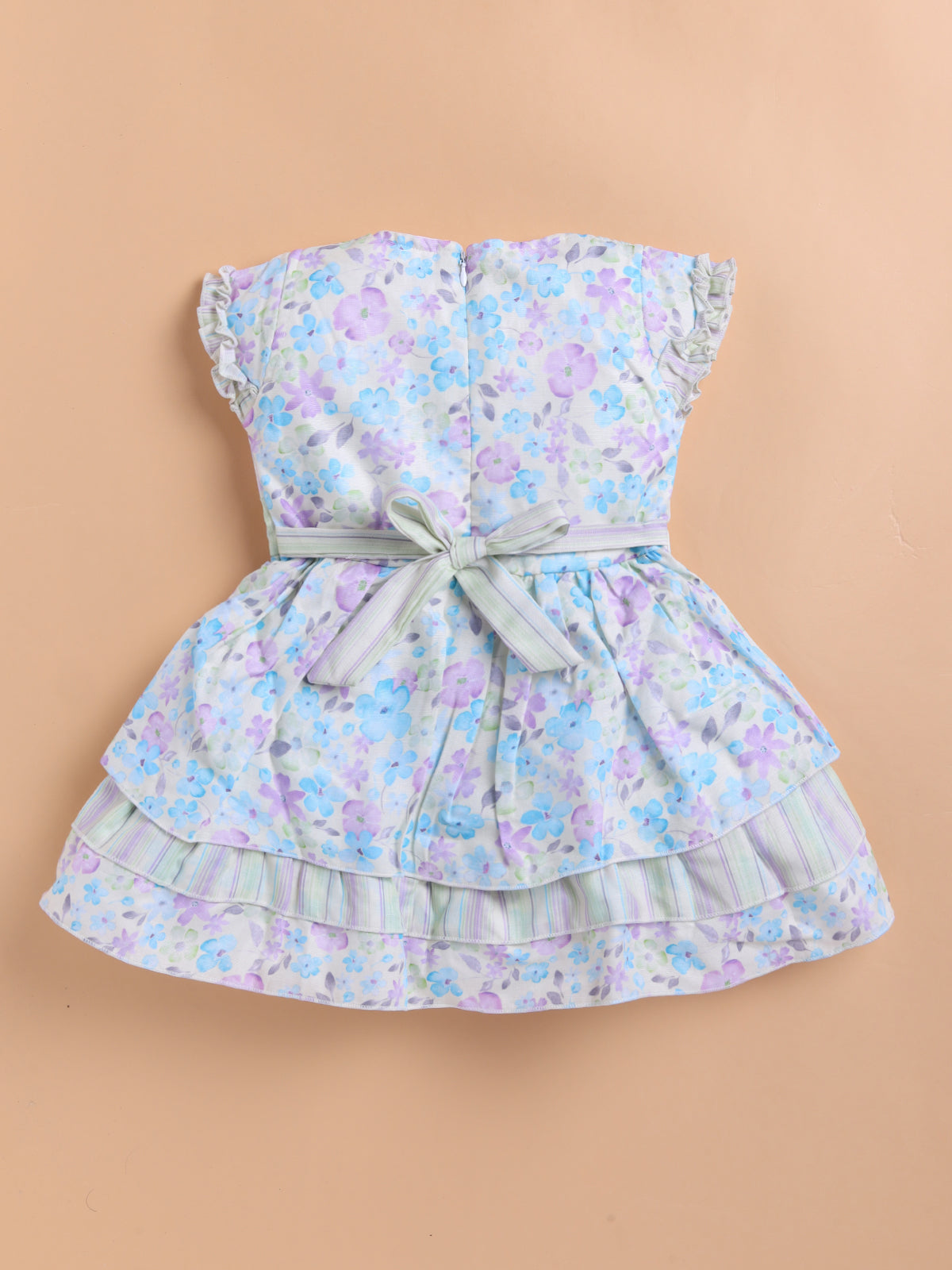 Lackii Doll Floral Ruffle Cotton Dress – Soft, Stylish & Blooming with Charm