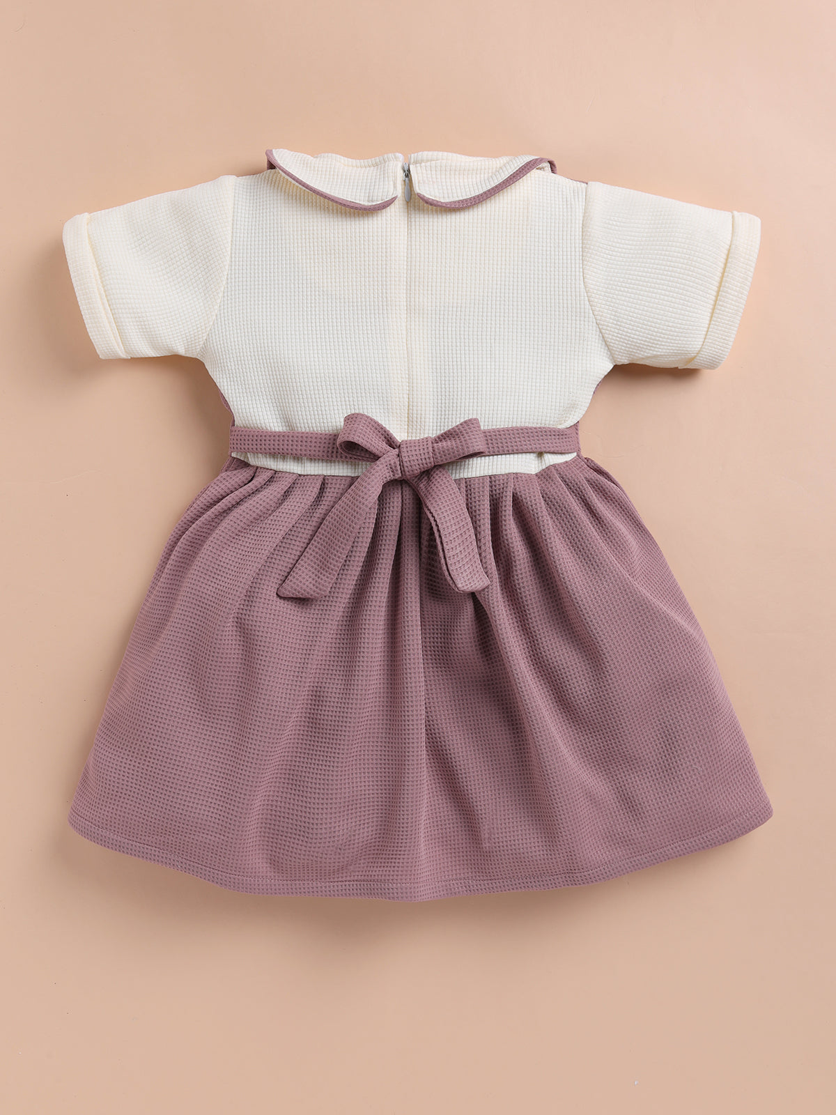 Lackii Doll Bow Accent Pinafore Dress – Soft, Sweet & Stylish