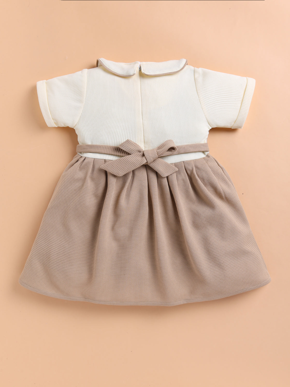 Lackii Doll Bow Accent Pinafore Dress – Soft, Sweet & Stylish